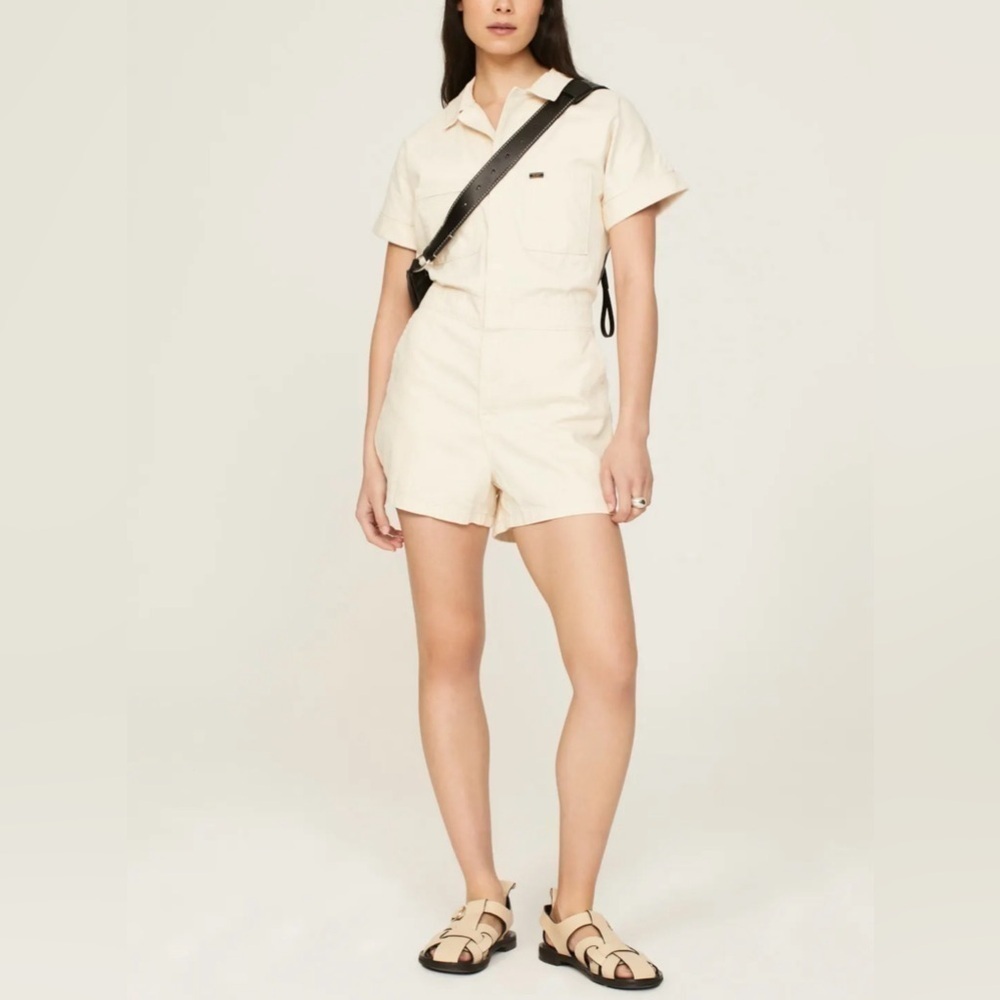NWT LEE, Short Union-Alls, Large, Tan
